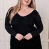 Bring in the Basics Seamless Reversible V-Neck Black Ave Shops